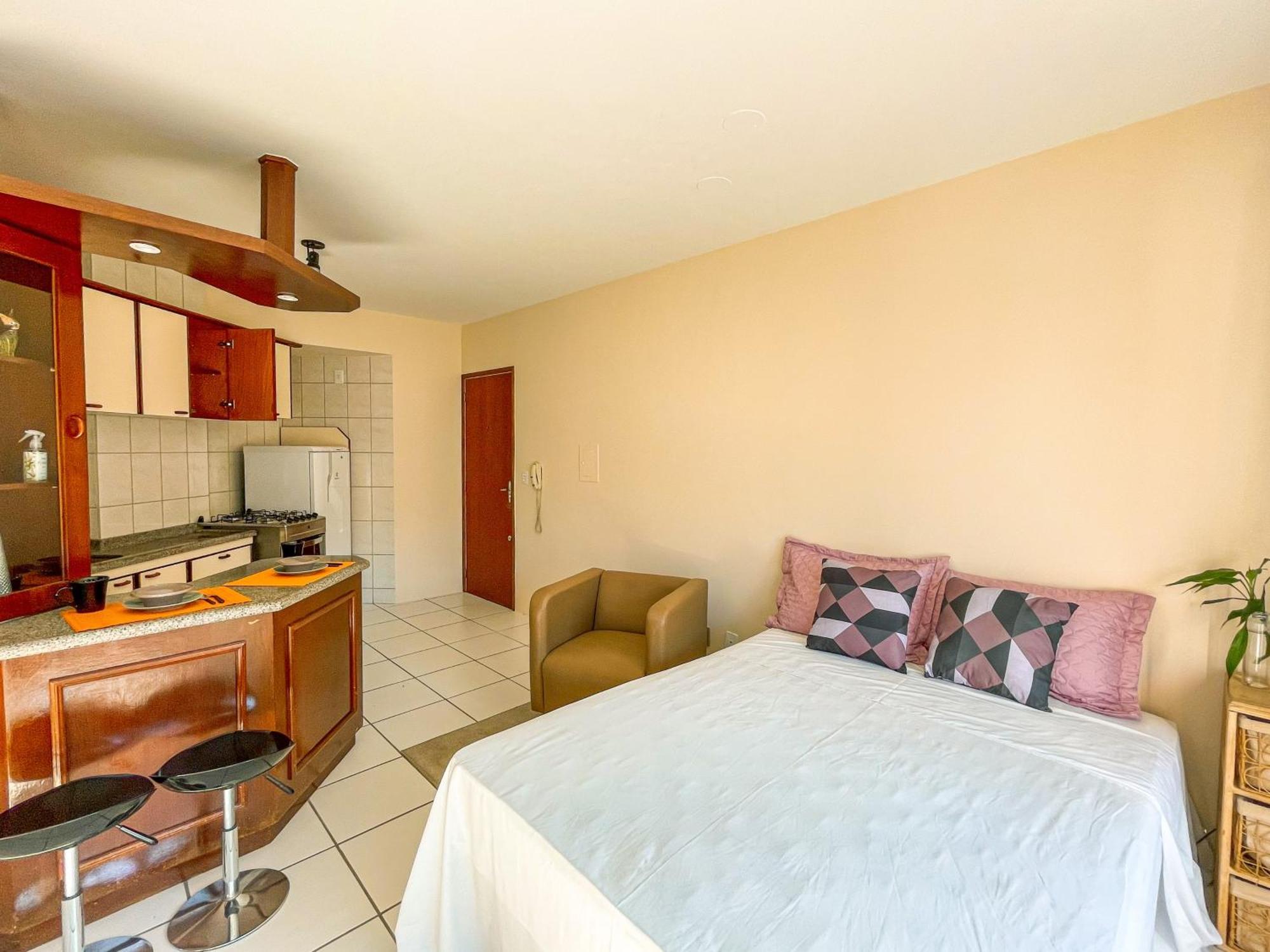 Studio No Centro: Piscina, Academia E Garagem N209 Florianópolis Extérieur photo
